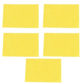 Tiardey (5 pieces, 20 x 30 cm, model grass mat, model railway landscape model, nylon flocked lawn for model landscape – yellow