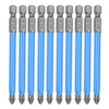 Saipor 10 Pieces 90 mm Cross Long Screwdriver Bit Set,