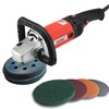 GZKTY Sanding Fleece 150 mm Velcro, P150-180 Grit, Sanding Fleece