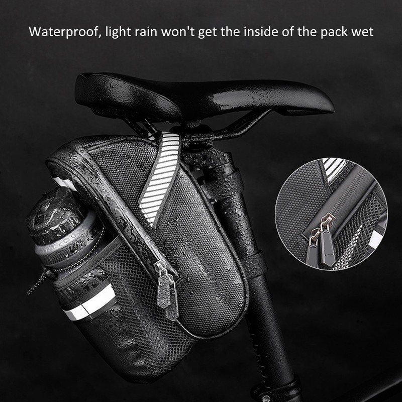 WHEEL UP Portable Waterproof Bike Saddle Pouch with Water Bag