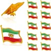 12Pcs Iran Persia Flag Lapel pins Bulk Metal Persian Iranian