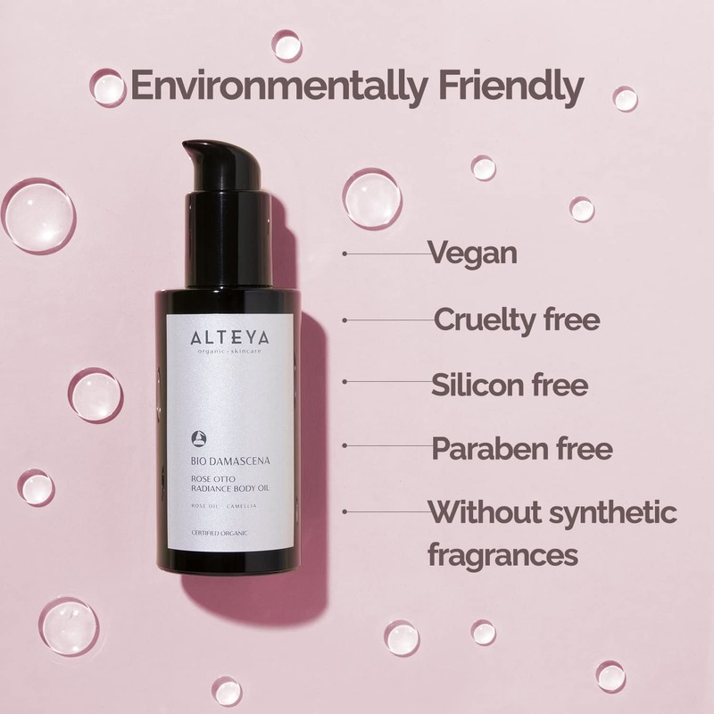 Alteya Organics Bio Rose Otto Radiance Body Oil Organic Damascena