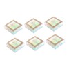 MERRYHAPY Unique Design Eyelash Case 6pcs Lash Storage Box for