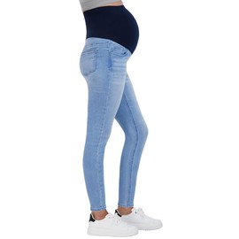 Savi Parker Women’s Maternity Jeans Over The Belly - Maternity Clothes-Pregnancy Must Haves for Spring and Summer (S, Savannah Wash)