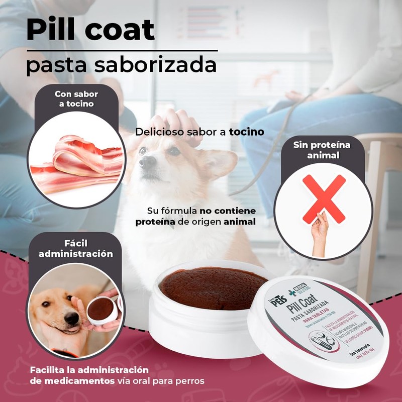 Fancy Pets Pill Coat Pasta Saborizada para Tabletas para Mascota