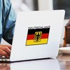 CafePress Deutschland Flag Rectangle Sticker Rectangle Bumper Sticker Car Decal