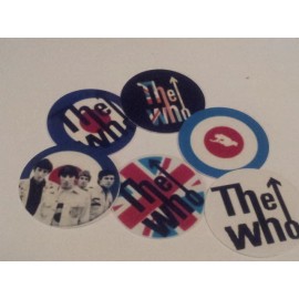 Photo Paper Pre Cut One Inch ROCK BAND Images!  Free Shipping in US - 25 images