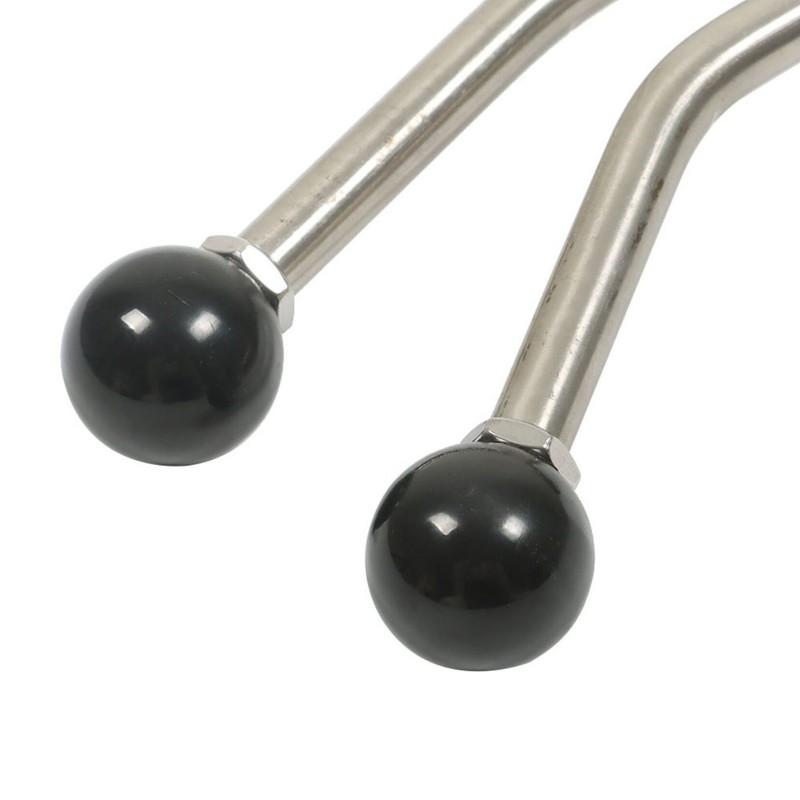 SEBLAFF Transfer Case Shifter Stainless Twin-Stick Shifter NP205GM8 Replacement for