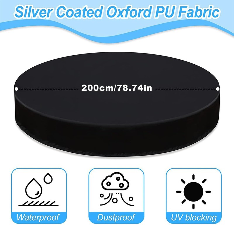 Pool Cover | Dust Pool Cover Protector with Drawstring -