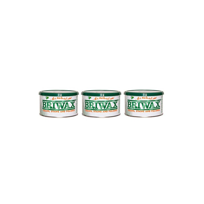 Briwax Darkbrown Brown Dark Furniture Wax, Cleans, Stains, and Polishes