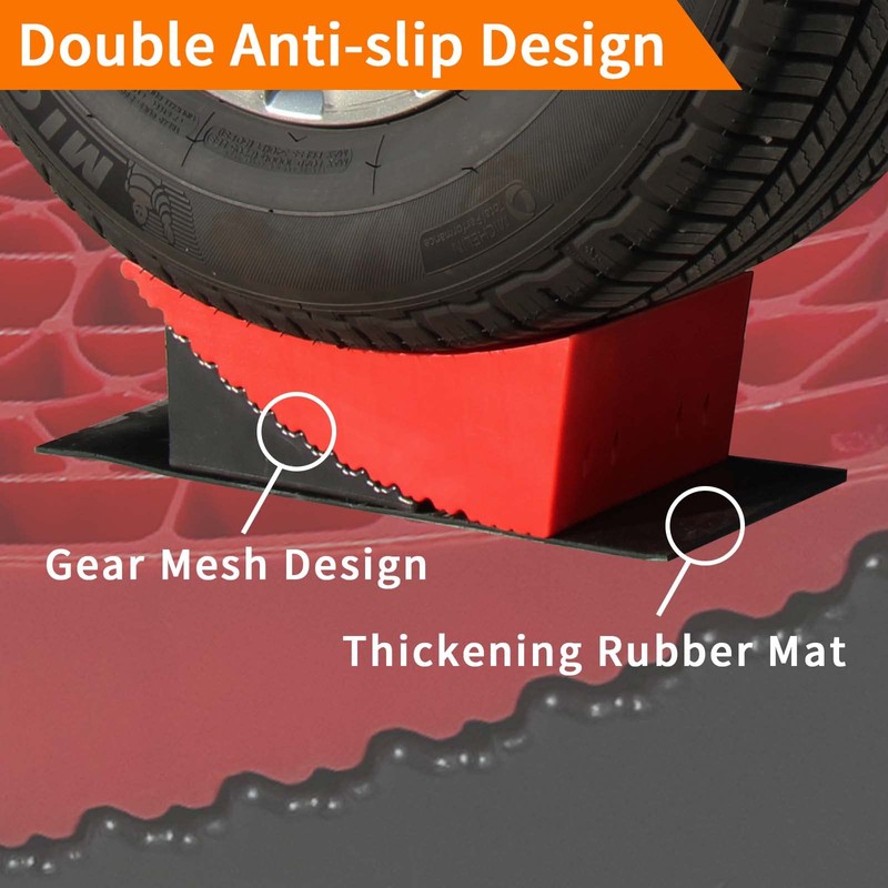 OULEME RV Leveling Blocks, Camper Leveler System 2 Packs for