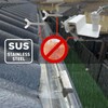 WiTi Stainless Steel Universal Solar Panel Gutter Mount for Eufy,