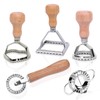 Ravioli Cookie Cutter Set with Dumpling Maker and Dough Wheel