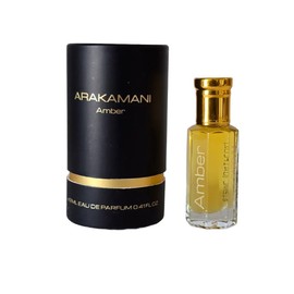 Arakamani Amber Roll-On Perfume Oil – 0.41 FL OZ (12ML) Eau de Parfum – Luxurious Long-Lasting Scent for Men & Women