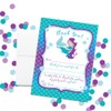 Magical Mermaid Thank You Notes for Kids, Ten 4" x