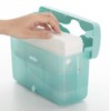 EZbrnd Countertop SLIMFOLD Hand Towel Dispenser for Kitchen/Bathroom/Office/RV/Airbnb, Guest Towel