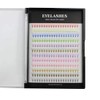 12Rows 240Pcs 10D Colorful Individual Premade Fans False Eyelashes Mixed