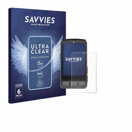 Savvies Pack of 6 Screen Protectors for Wahoo Elemnt Roam V3 Screen Protector Ultra Transparent