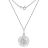 Tuscany Silver Women's Sterling Silver Round 12mm St Christopher Pendant