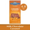 Ghirardelli Milk Chocolate Caramel Square Bars, Pack of 5-4.8 oz
