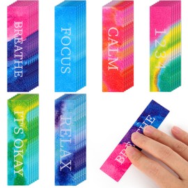 36 PCS Calm Strips for Anxiety Sensory Stickers,Textured Anxiety Sensory Strips,Tactile Rough Sensory Stickers Adhesive Tactile Fidget Tape for Adults Teens Stress Relief Stickers.