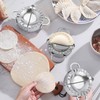 Voittozege 7 Pcs Dumpling Maker Dumpling Press Mold Tool, Stainless