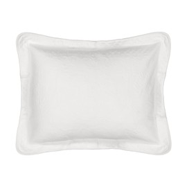Historic Charleston King Charles Matelasse 13990020X026WHI Standard Sham, White