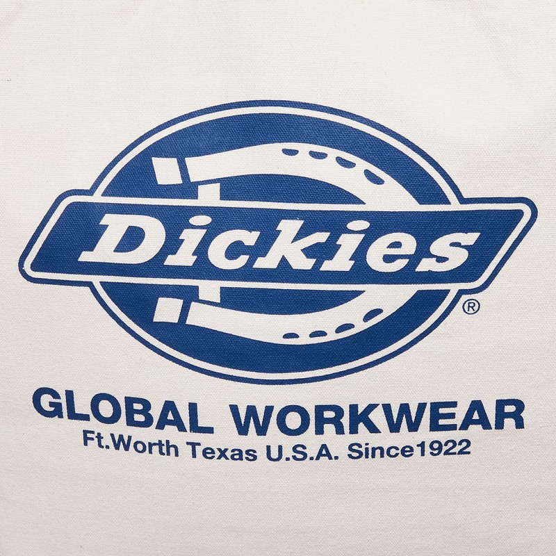 Dickies Logo TCCANVAS Tote Bag, logo navy