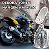 LDDYKZY Keyring Motorcycle Bell Biker Guardian Bell Lucky Charm Bell
