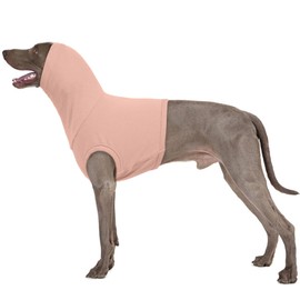 Soothing Earmuffs for Dogs, Recovery Suit Dog Earmuffs for Dogs Noise Protection Pet Ear Flap Head Wrap Ears Hoodie Head Cover for Dog Shoulder Bandage (Skin Pink, 3XL)