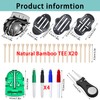 AQTAQ 9 Pcs Golf Ball Line Drawing Marker,5 Golf Ball