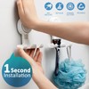 TAILI Razor Holder for Shower 2 Pack, Suction Hooks Shower