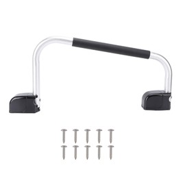 RV Handrail, Lockable, Folding RV Entrance Door Handle, Aluminum Alloy Grab Bar, Secure Entry Aid Handrail for RV Travel Trailer