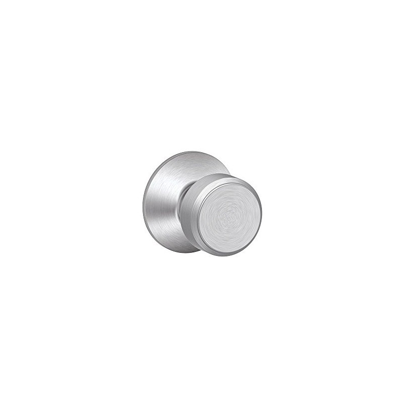Schlage F10 BWE 626 Bowery Passage Lock Knob, Satin Chrome
