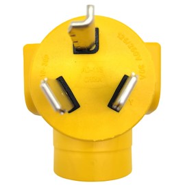 Parkworld 62992 NEMA 10-30P to 6-20R T-Blade 6-15R One Piece Compact Adapter Dryer to A/C Adaptor Output 20amp 250Volt