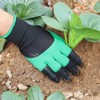 Waldspring 1 Pair Polyester Fibre Gardening Gloves, Breathable Work Gloves,