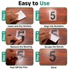 uxcell 3 Sheets/30 Pcs Mailbox Numbers for Outside, 3 Inch