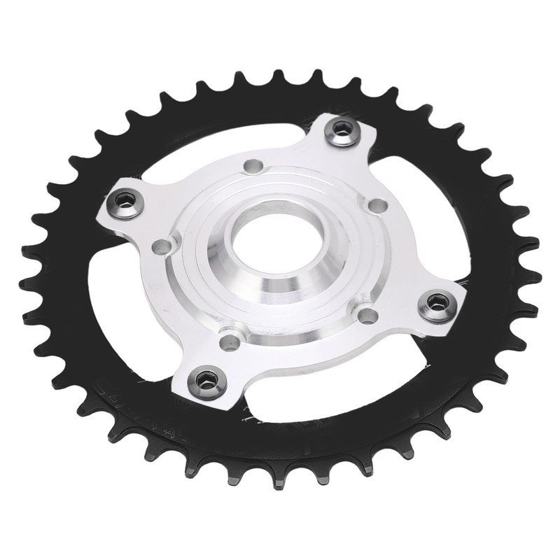 38T 104 BCD Electric Bike Chainring and Adapter Aluminum Alloy