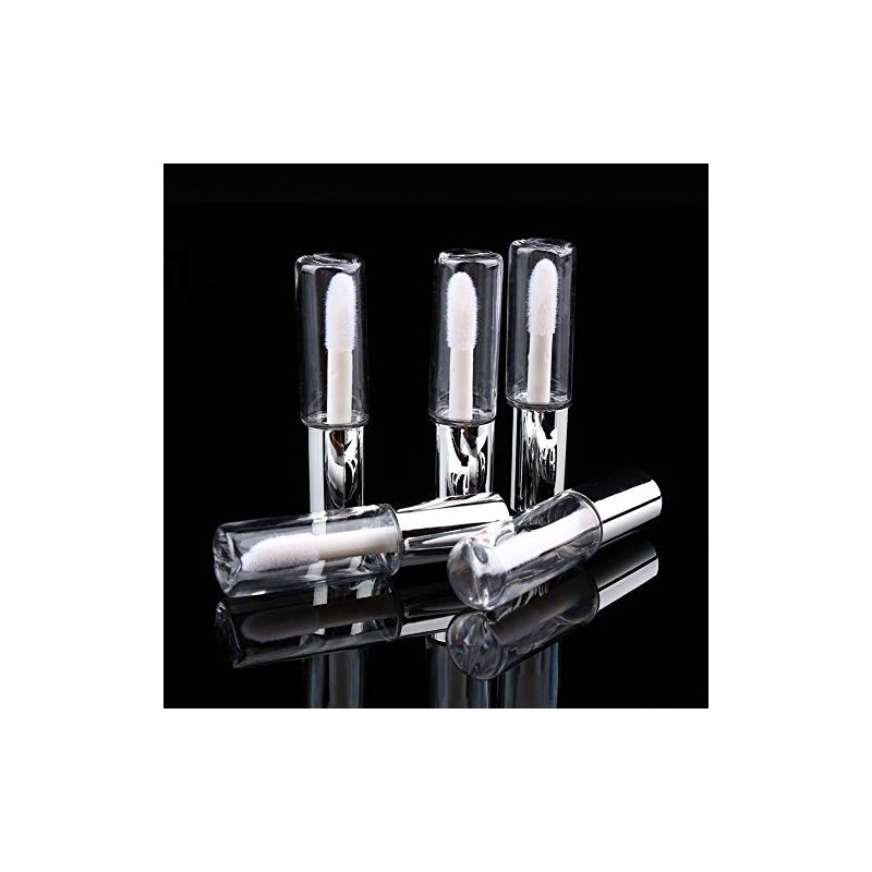 Yosoo 45pcs Plata Transparente 1,2 ml Tubos Vacío de Plástico
