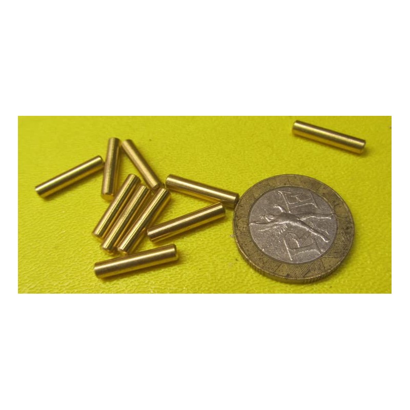 360 Brass Dowel Pin 1/8" Diameter x 5/8" Length 10