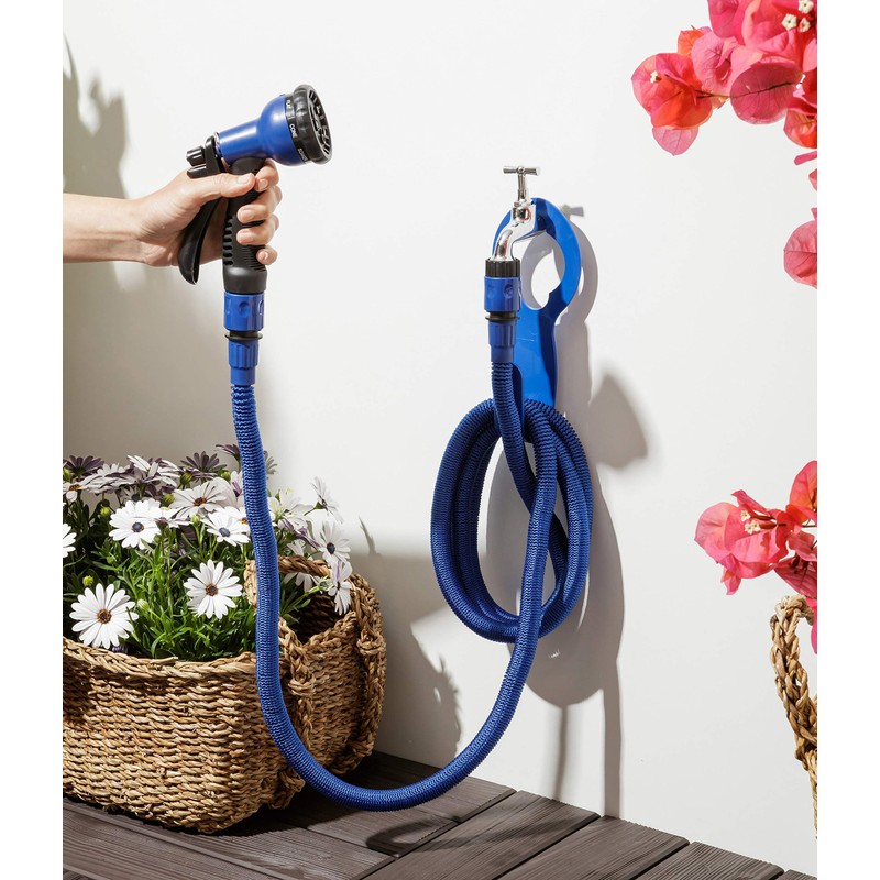TATAY Garden Hose Flexible 7.5 m Superflex Lightweight Watering Gun