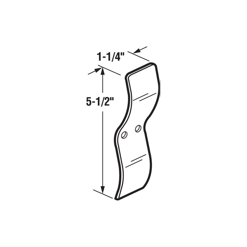 Prime-Line F 2538 Chrome Metal Spring Window Lock (2 pack)