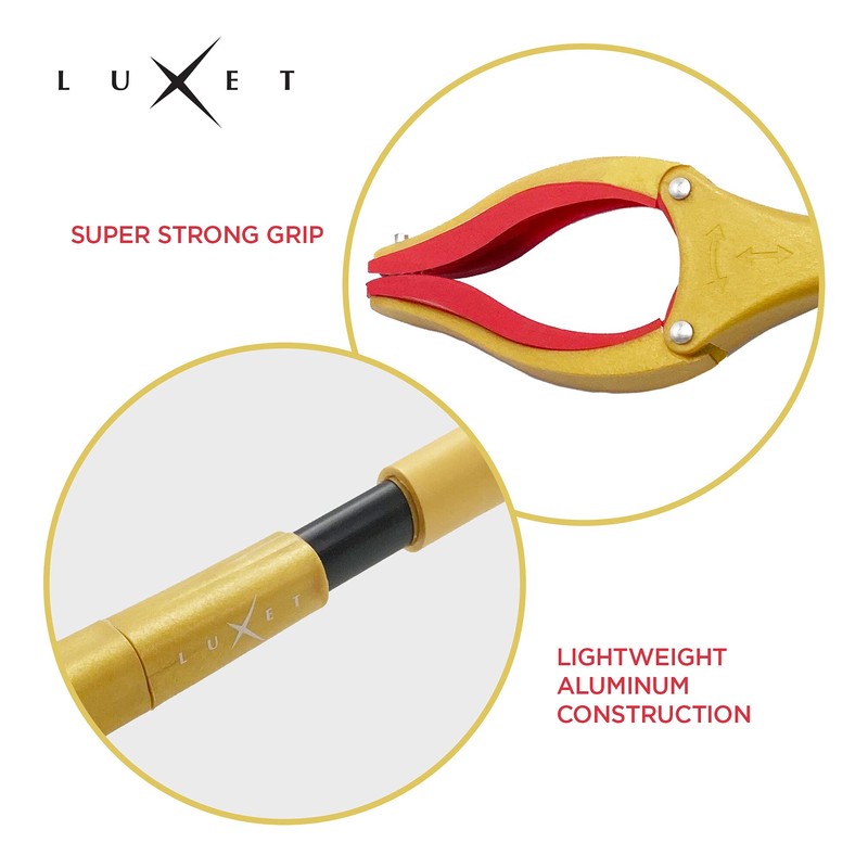 Grabber Reacher Tool - Latest Version Luxet 19 Inch Gold&Black,