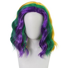 Mardi Gras Wig for Women Colorful Wigs Fun Wigs for Women Party