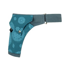 Hipbag Waist Bag Model Nandari Belt Bag Bum Bag, grey-blue, Modern
