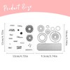 YEJAHY Stamps and punching, cutting templates, novelty punch, punch set,
