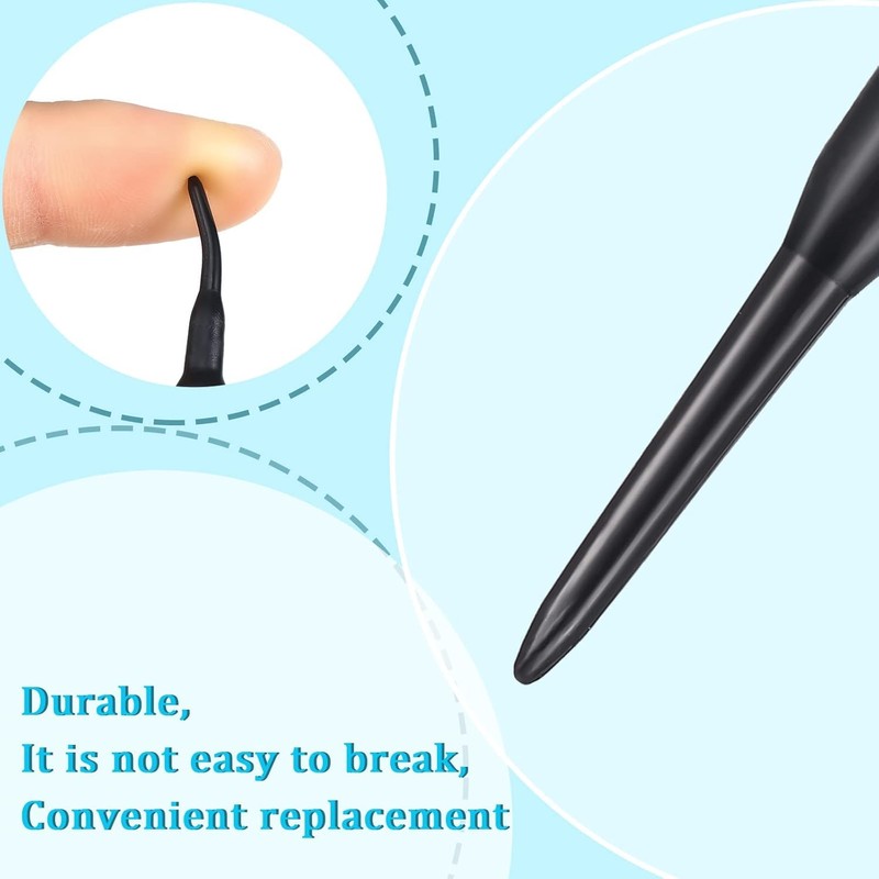 Pack of 200 Plastic Dart Tips, Replacement Tips, Soft 2BA