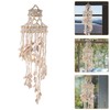 Toddmomy Shell Wind Chime Hanging Ornament 24 Inch Nautical Home