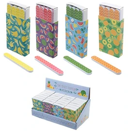 Fun Nail File Matchbox - Tropical Designs