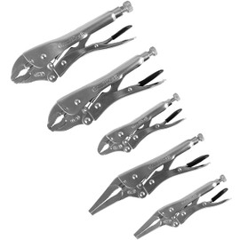 GreatNeck 74230 5 Piece Locking Plier Set